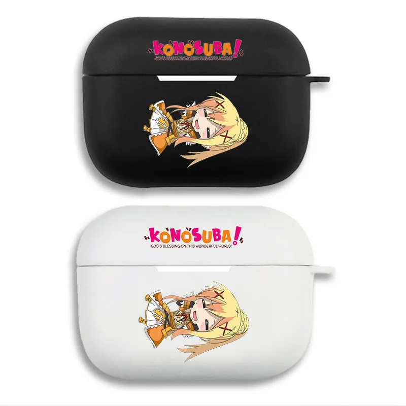 Konosuba Darkness Cute Chibi Anime Matte Silicone AirPods Case