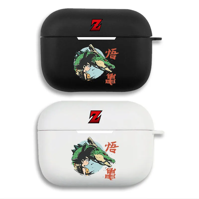 Ki Fighter Z Kid Goku and Shenron Dragon Matte Silicone AirPods Case