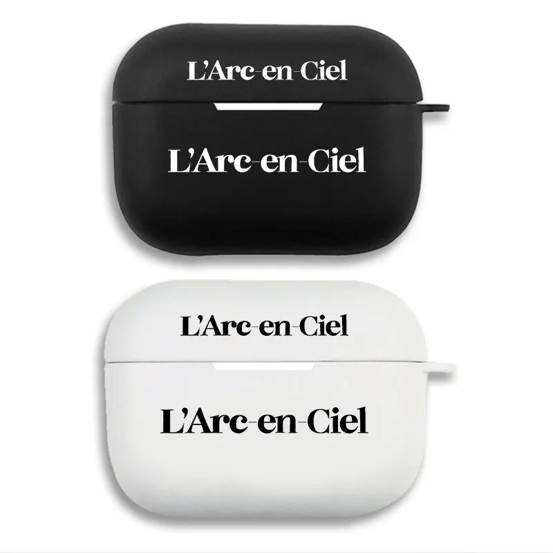 L'Arc-en-Ciel J-Rock Band Logo Minimalist Matte Silicone AirPods Case