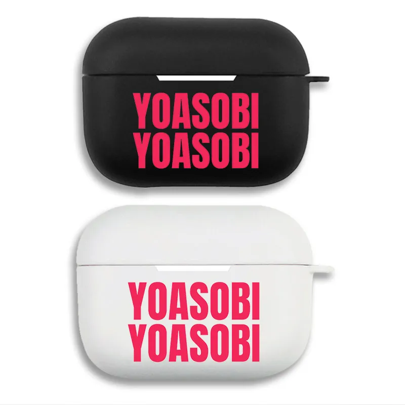 YOASOBI J-Pop Band Logo Graphic Matte Silicone AirPods Case