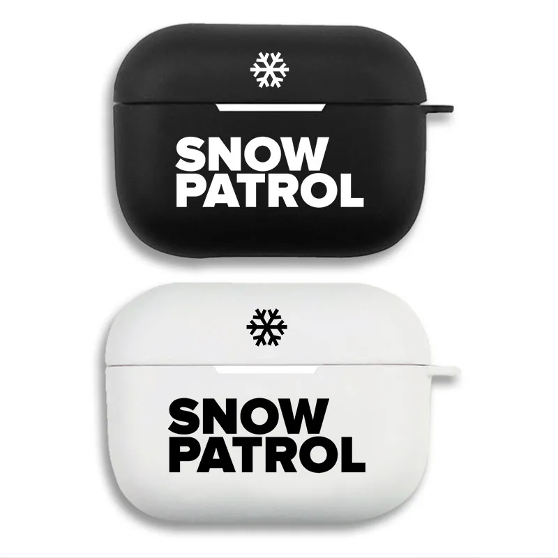 Snow Patrol Band Logo Snowflake Matte Silicone AirPods Case