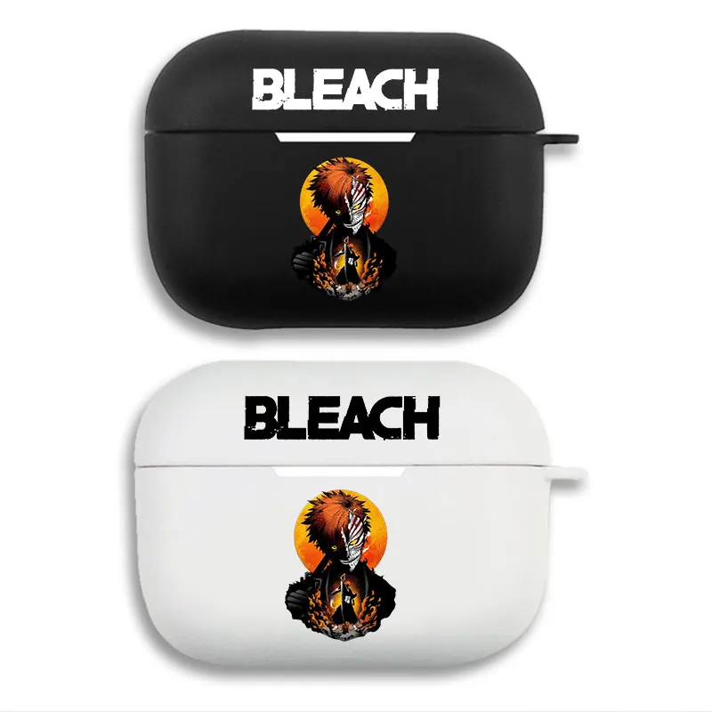 Soul Reaper Ichigo Kurosaki Hollow Mask Protective AirPods Case - Matte Split Silicone Cover