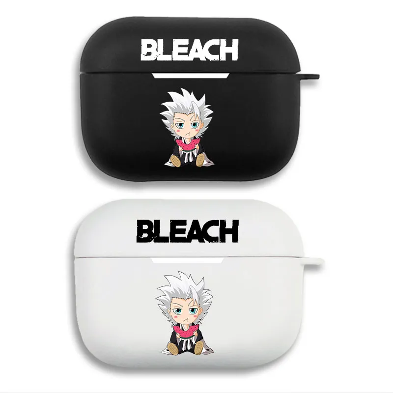 Soul Reaper Toshiro Hitsugaya Cute Chibi Watermelon Matte Silicone AirPods Case
