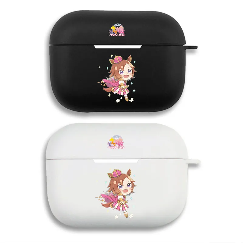 Uma Musume PrAlien Visitorty Derby T M Opera O Chibi Protective AirPods Case - Matte Split Silicone Cover