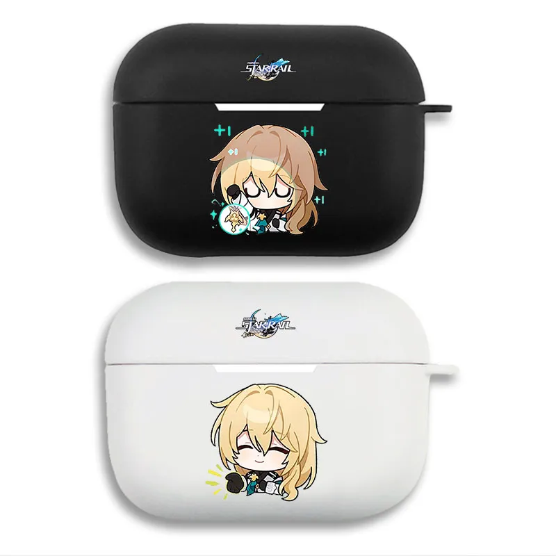 Original God Luocha Chibi Print Matte Silicone AirPods Case
