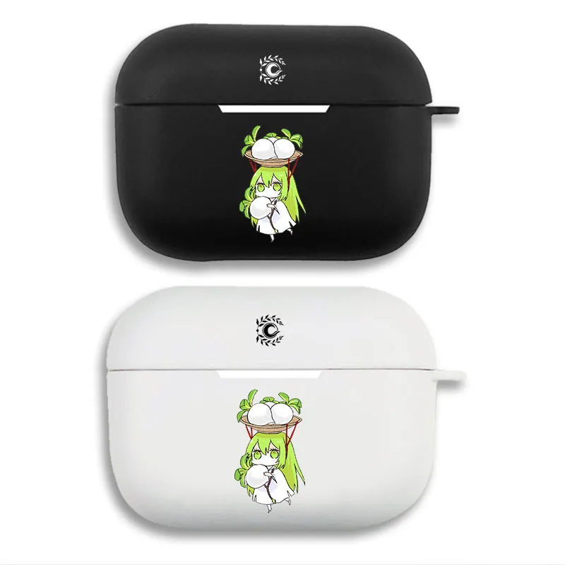 Fate Grand Order Enkidu Radish Chibi - FGO Anime Game Lancer Matte Silicone AirPods Pro Case