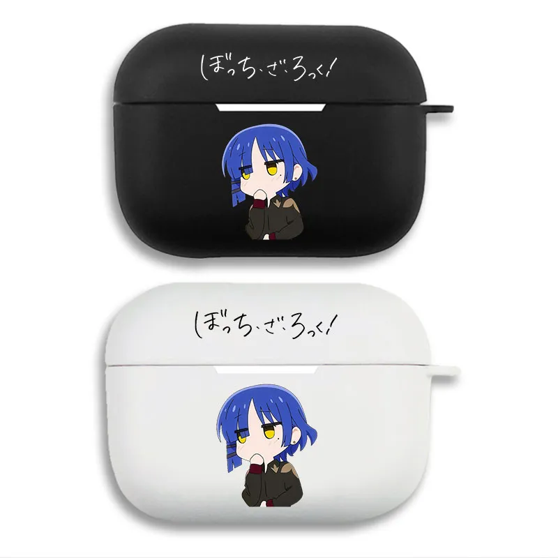 Bocchi the Rock Ryo Yamada Chibi Glare - Cute Anime Matte Silicone AirPods Pro Case