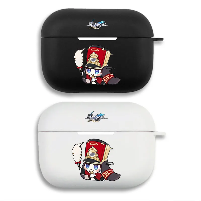 Original God Pom-Pom Conductor Chibi - Cute Anime Game Matte Silicone AirPods Pro Case