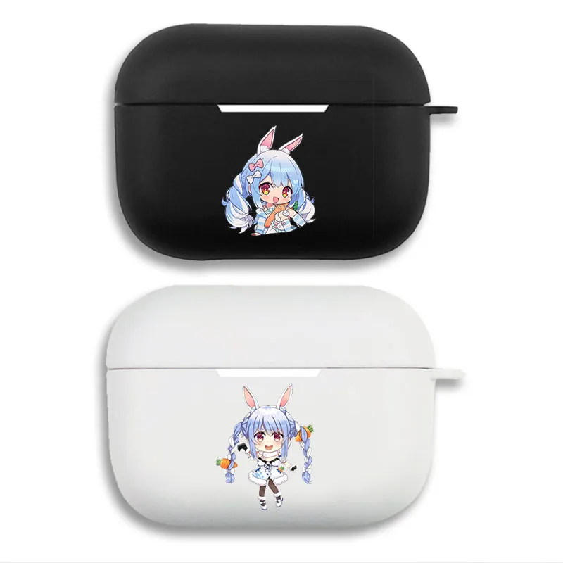 Hololive Usada Pekora Chibi Protective AirPods Case - Matte Split Silicone Cover