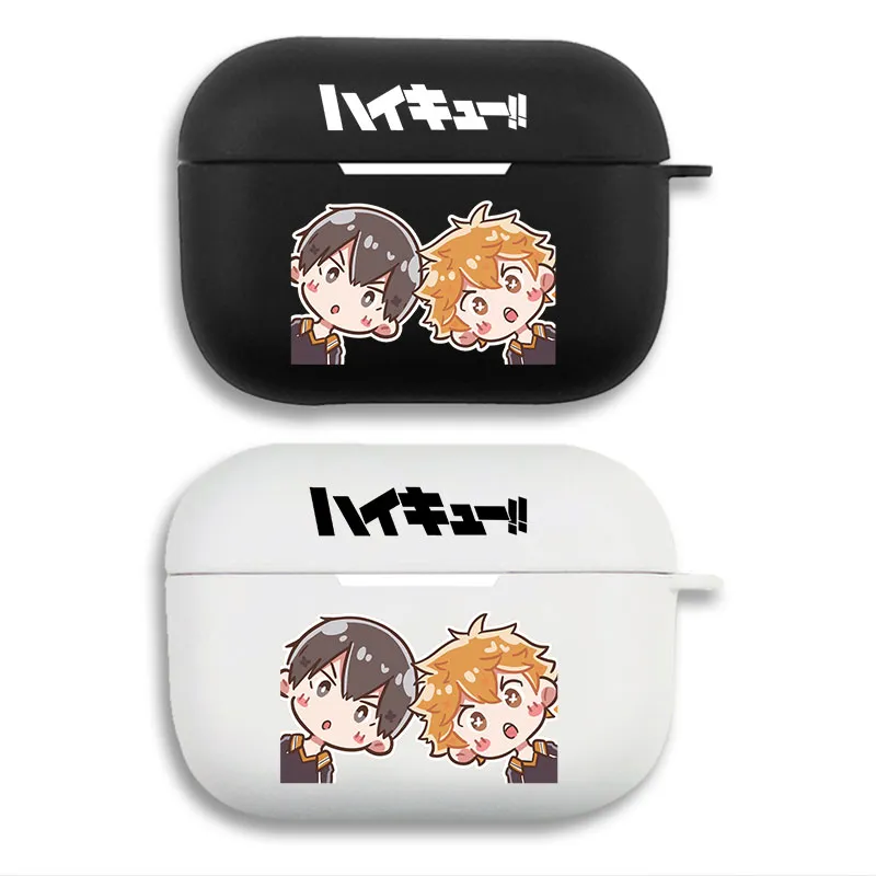 Haikyuu Hinata Shoyo Kageyama Tobio - Cute Chibi Duo Anime Matte Silicone AirPods Pro Case