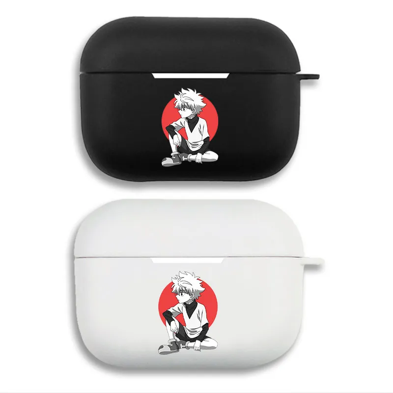 Hunter x Hunter Killua Zoldyck Red Sun - Anime Matte Silicone AirPods Pro Case
