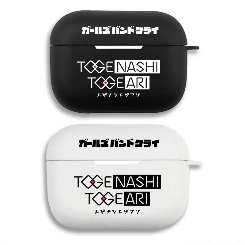 Girls Band Cry Togenashi Togeari Logo - Anime Rock Band Matte Silicone AirPods Pro Case
