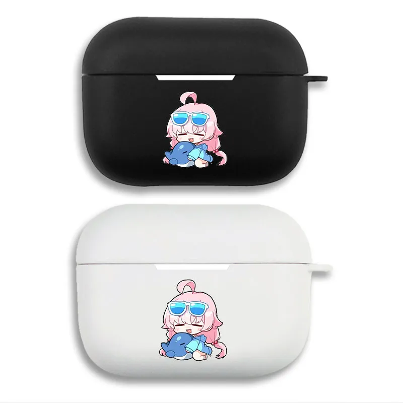 Original God March 7th Whale Chibi - Cute Anime Game Matte Silicone AirPods Pro Case
