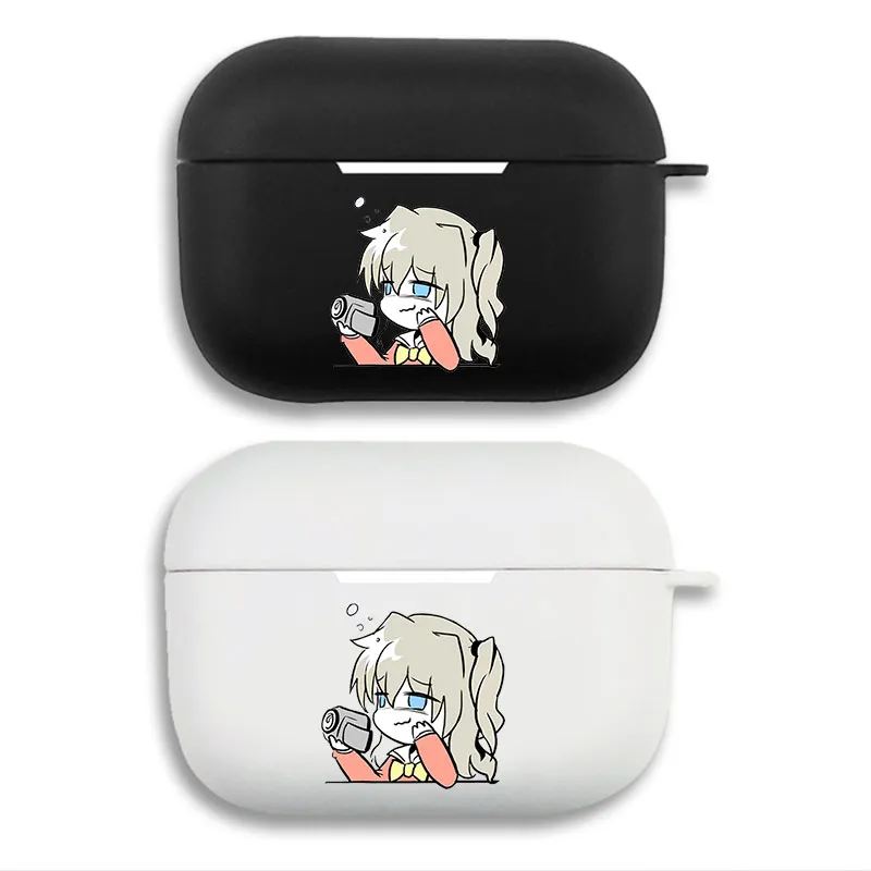 Charlotte Nao Tomori Coffee Chibi Protective AirPods Case - Matte Split Silicone Cover