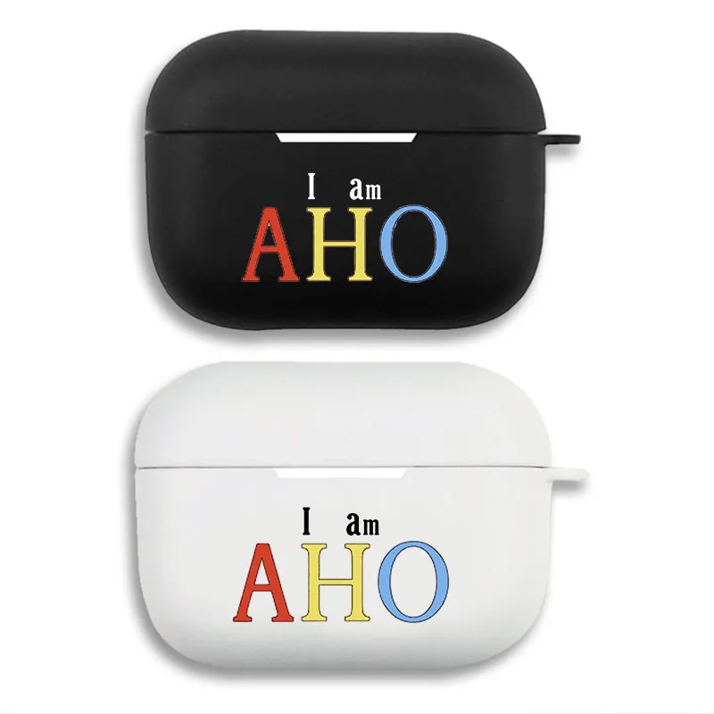 Aho Girl I Am AHO Funny Quote - Parody Comedy Anime Matte Silicone AirPods Pro Case