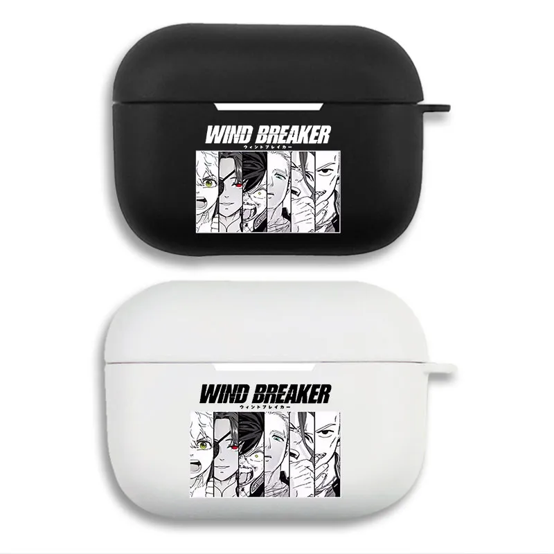 Wind Breaker Bofurin Manga Panel Collage - Action Anime Matte Silicone AirPods Pro Case