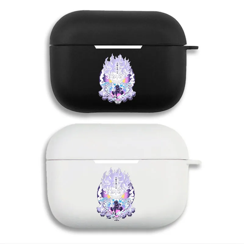 Pirate Voyage Luffy Gear 5 Sun God Nika - Anime Matte Silicone AirPods Pro Case