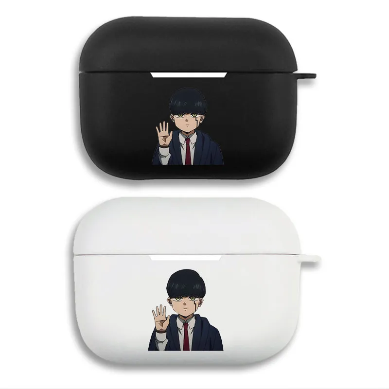 Mashle Magic and Muscles Mash Burnedead - Cute Anime Matte Silicone AirPods Pro Case