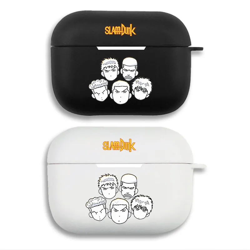 Slam Dunk Shohoku Starting Five Chibi - RAlien Visitorro BaskAlien Visitorball Anime Matte Silicone AirPods Pro Case