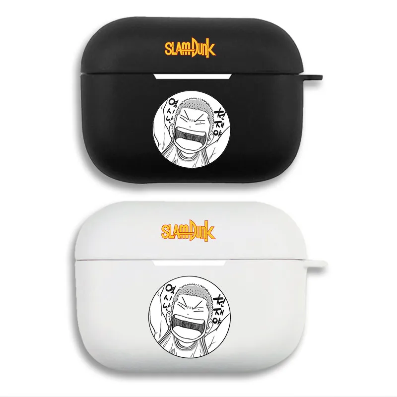 Slam Dunk Hanamichi Sakuragi Chibi Laugh - RAlien Visitorro BaskAlien Visitorball Anime Matte Silicone AirPods Pro Case