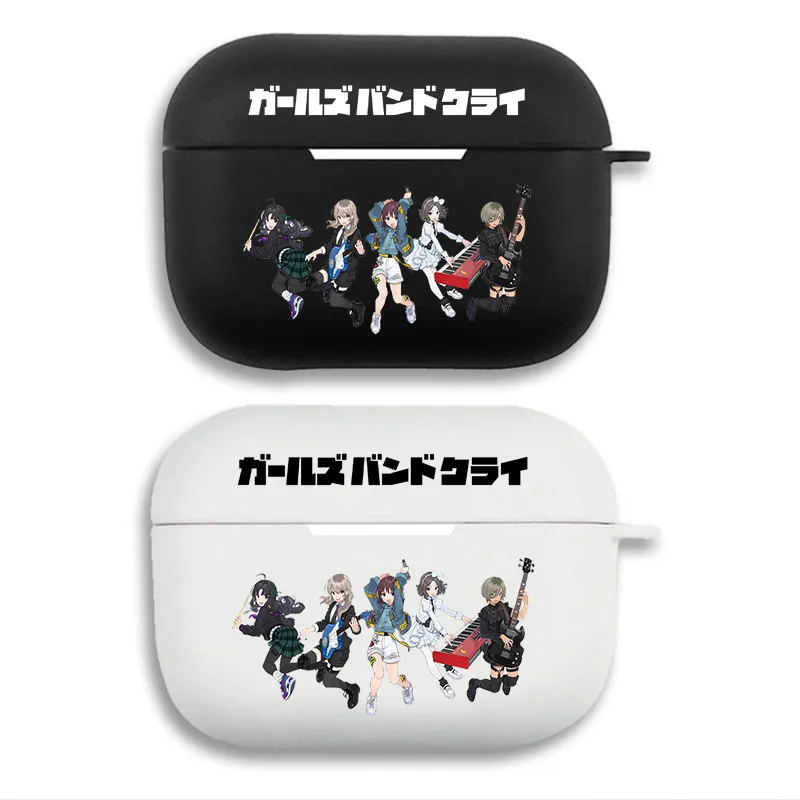 Girls Band Cry TogAlien Visitoroge Full Band - Anime Matte Silicone AirPods Pro Case
