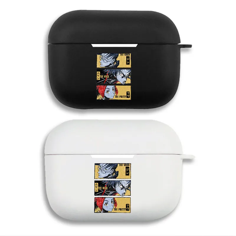 Samurai Champloo Mugen Jin Fuu Trio Protective AirPods Case - Matte Split Silicone Cover