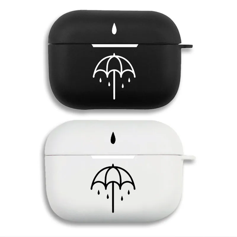 Bring Me The Horizon Umbrella - BMTH Rock Band Matte Silicone AirPods Pro Case