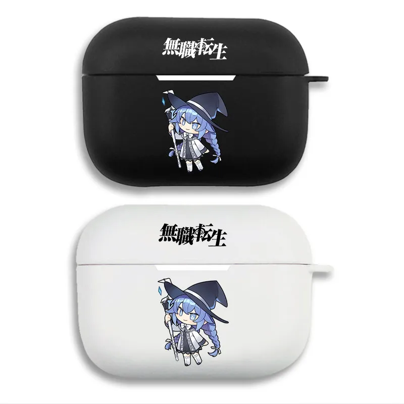 Mushoku Tensei Roxy Migurdia Chibi Protective AirPods Case - Matte Split Silicone Cover