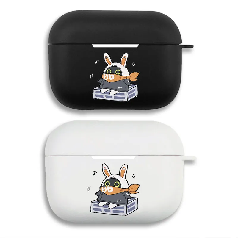 	Original God Eous Bangboo Cute Chibi Matte Silicone AirPods Case