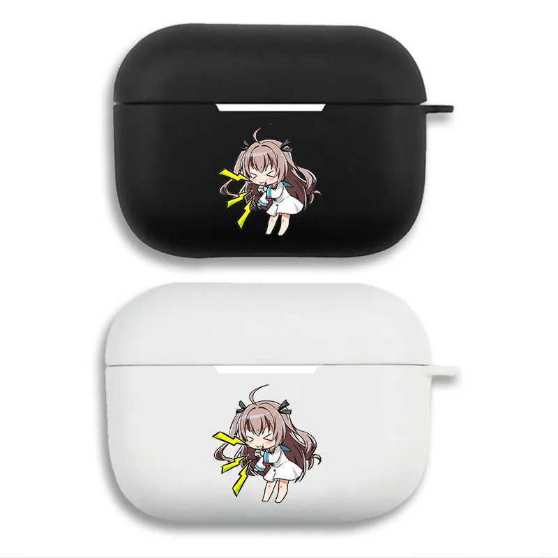 Azur Lane Laffey Chibi Cute Sleepy Matte Silicone AirPods Case