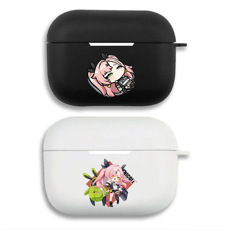 	Original God Nicole Demara Chibi Protective AirPods Case - Matte Split Silicone Cover