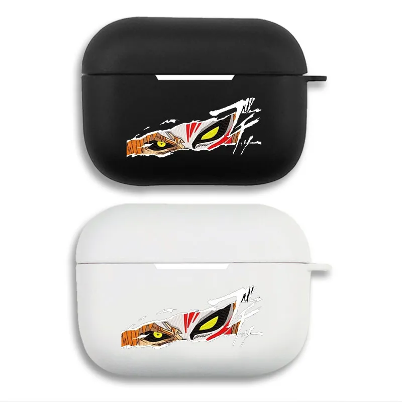 Soul Reaper Ichigo Kurosaki Hollow Eyes Cool Matte Silicone AirPods Case