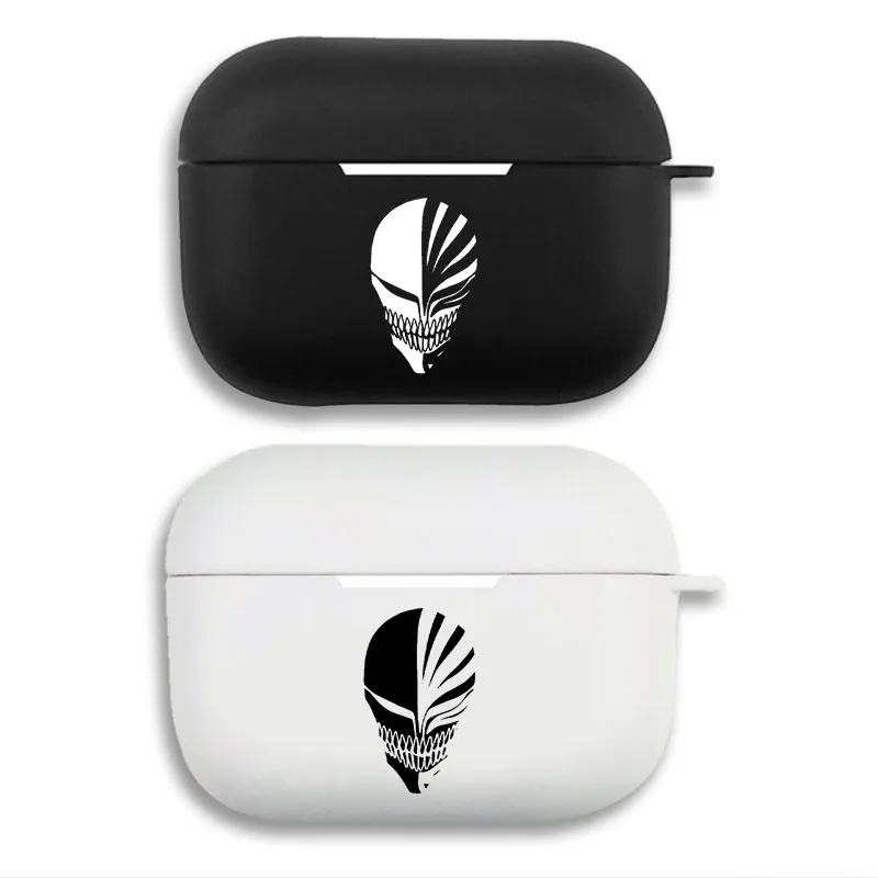 Soul Reaper Ichigo Kurosaki Hollowfication Mask Cool Matte Silicone AirPods Case