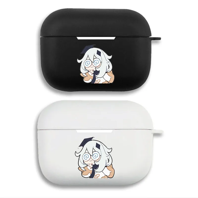 Original God Paimon Dizzy Funny Chibi Cute Matte Silicone AirPods Case