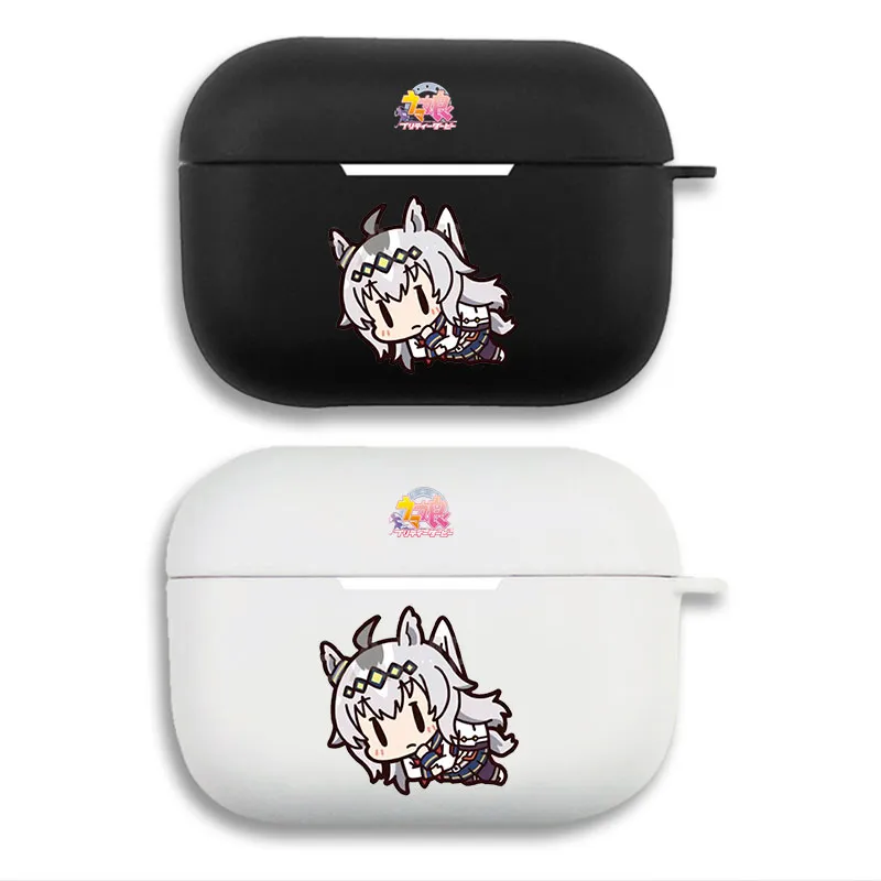 Umamusume PrAlien Visitorty Derby Oguri Cap Chibi Cute Matte Silicone AirPods Case