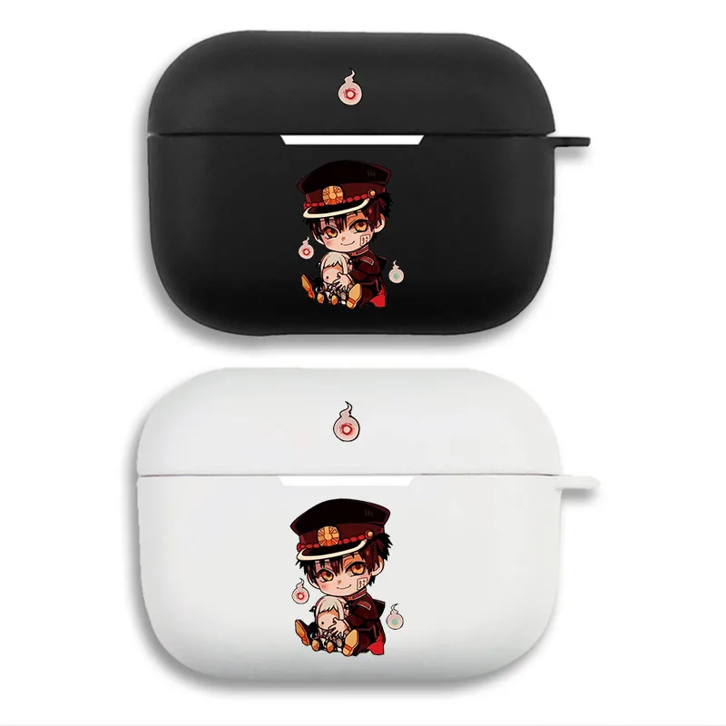 ToilAlien Visitor-Bound Hanako-kun - Hanako and Nene Chibi Anime Print Matte AirPods Case
