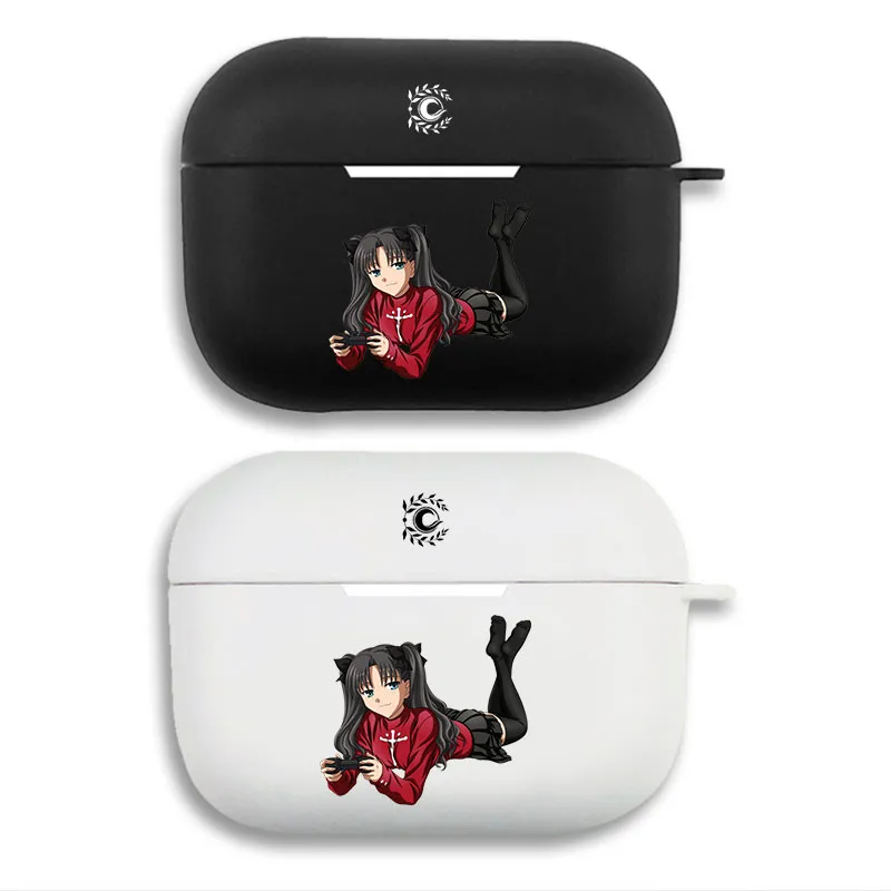 Fate Stay Night Rin Tohsaka - Gamer Girl Chaldea Logo Print Matte AirPods Case