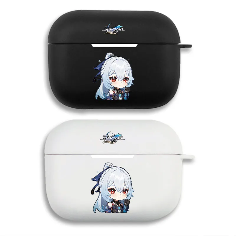 Original God Jingliu - Cute Chibi Anime Game Print Matte AirPods Case