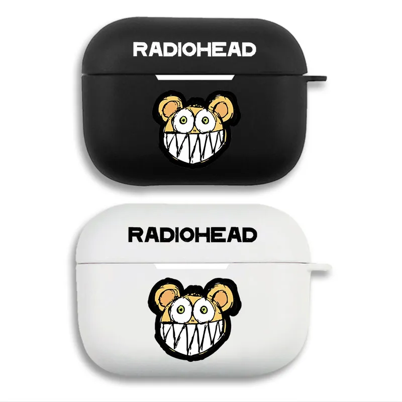 Radiohead Modified Bear - Rock Band Logo Graphic Print Matte AirPods Case