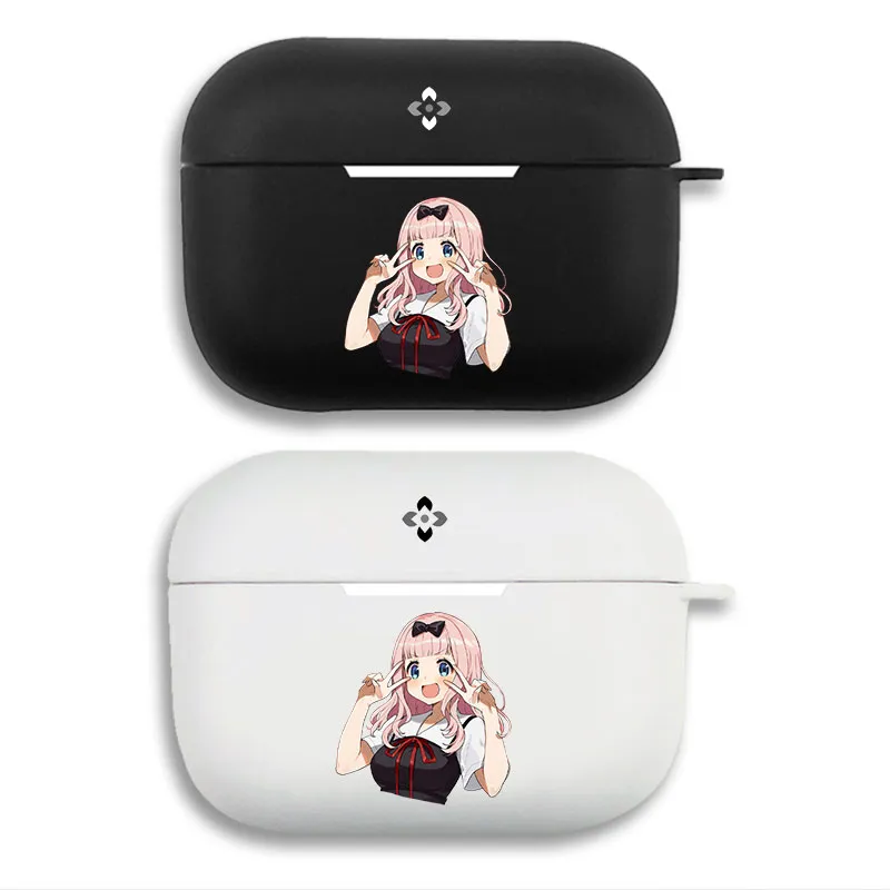 Kaguya-sama Chika Fujiwara - Cute Anime Graphic Print Matte AirPods Case
