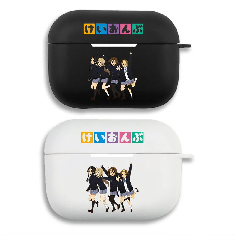 K-On HTT Keionbu Band Members Protective AirPods Case - Matte Split Silicone Cover