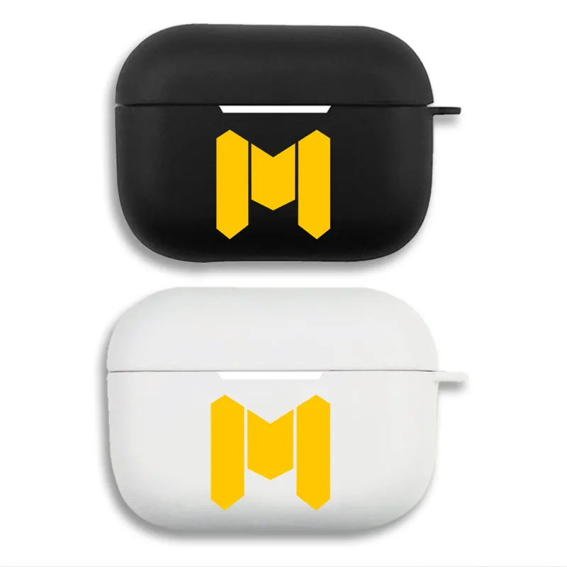 Call of Duty Mobile CODM - Yellow Gaming Logo Emblem Print Matte Silicone AirPods Case