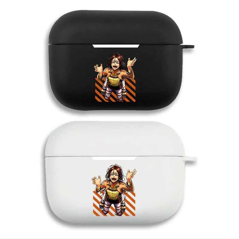Wall Defense Hange Zoe - Funny Mad Scientist Anime Graphic Print Matte Silicone AirPods Case