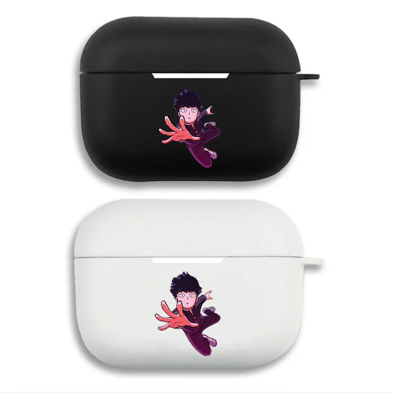 Mob Psycho 100 Shigeo Kageyama Anime AesthAlien Visitoric AirPods Case with Lanyard