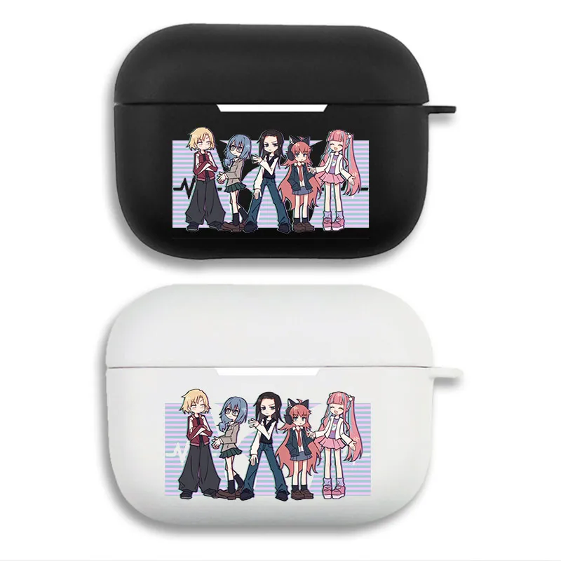 BanG Dream It's MyGO - Anime Rock Band Chibi Graphic Print Matte Silicone AirPods Case