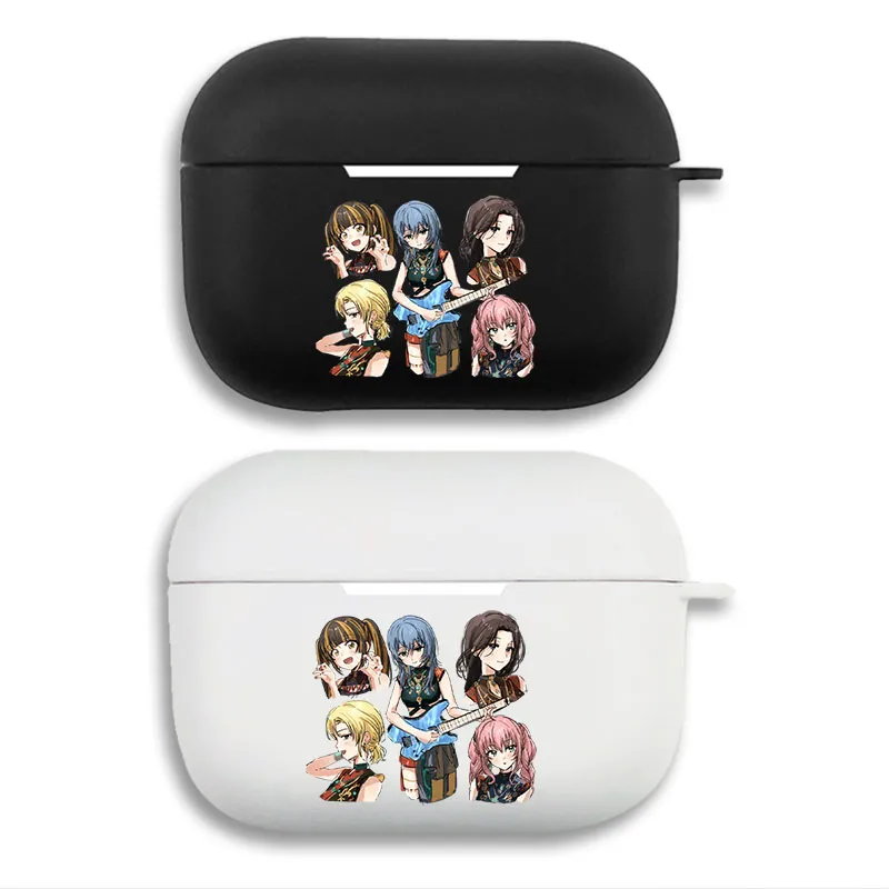 BanG Dream Roselia - Anime Rock Band Group Print Matte Silicone AirPods Case