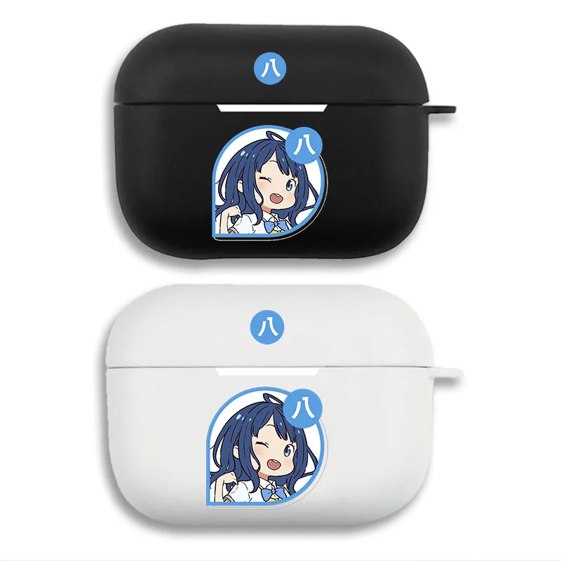 Anna Yanami Makeine - Cute Anime Chibi Print Matte Silicone AirPods Case