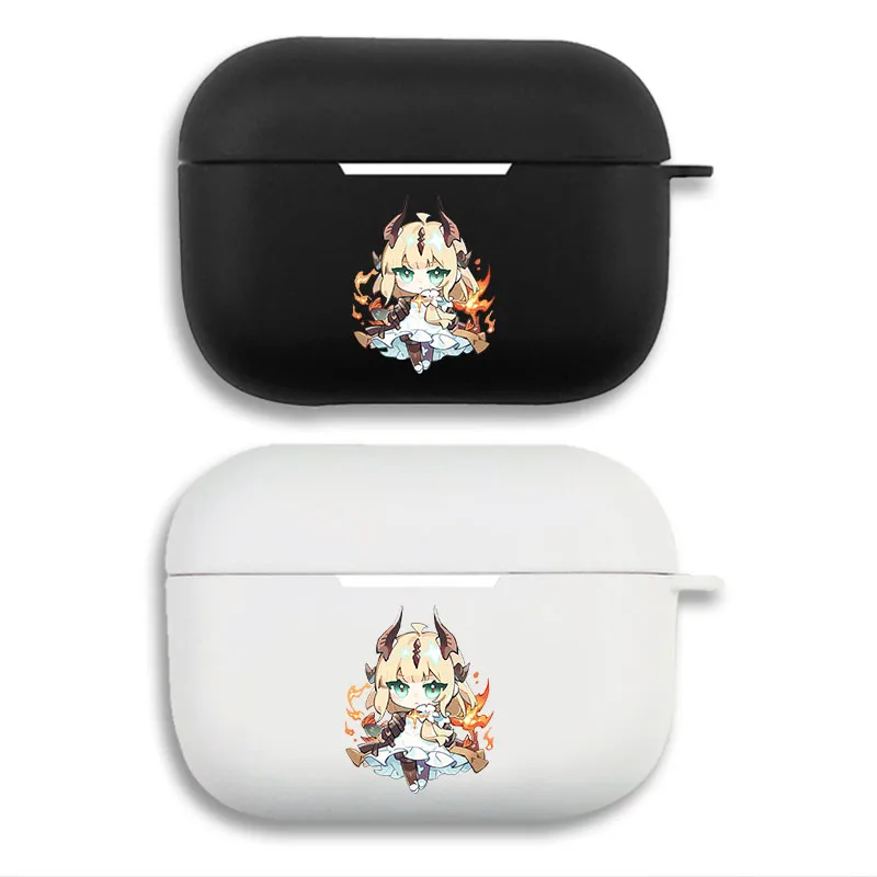Arknights - Cute Chibi Reed the Flame Shadow Graphic Matte AirPods Case