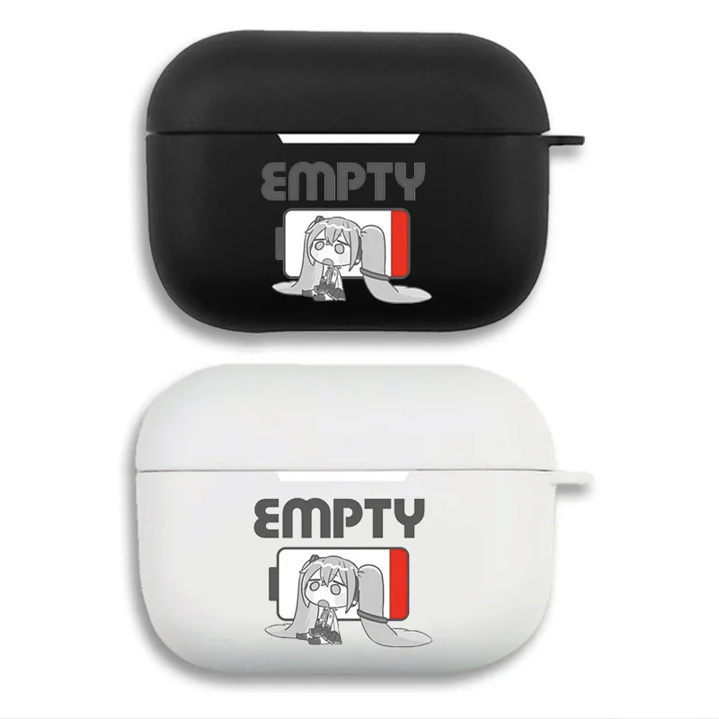 Vocaloid Star - Chibi Empty Battery Low Energy Graphic Matte AirPods Case