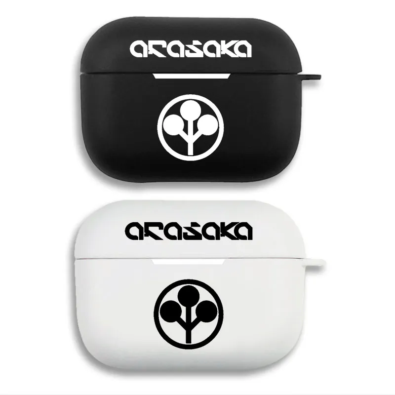 Cyberpunk 2077 Arasaka Corporation Logo - Gaming Emblem Graphic Print Matte Silicone AirPods Case